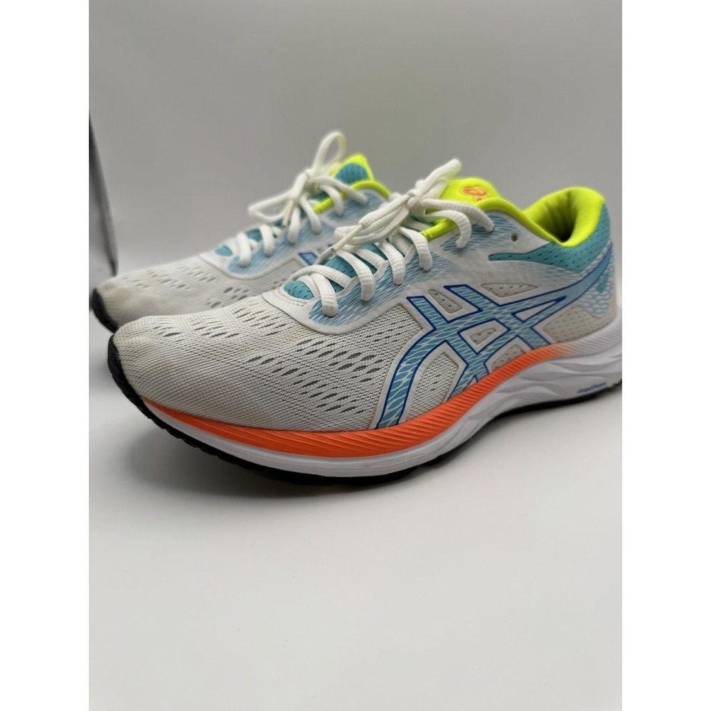 ASICS Gel Excite 6 SP Womens Size 9 Running Shoes White Blue 1012A507 - Picture 3 of 8